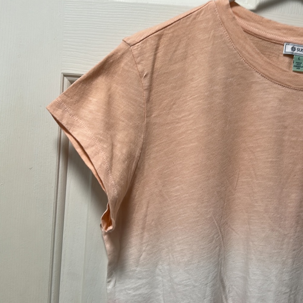 NWT Susina Tri Colored 100% Cotton Tee Size Large - Picture 4 of 12